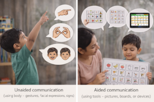 Aided and Unaided AAC